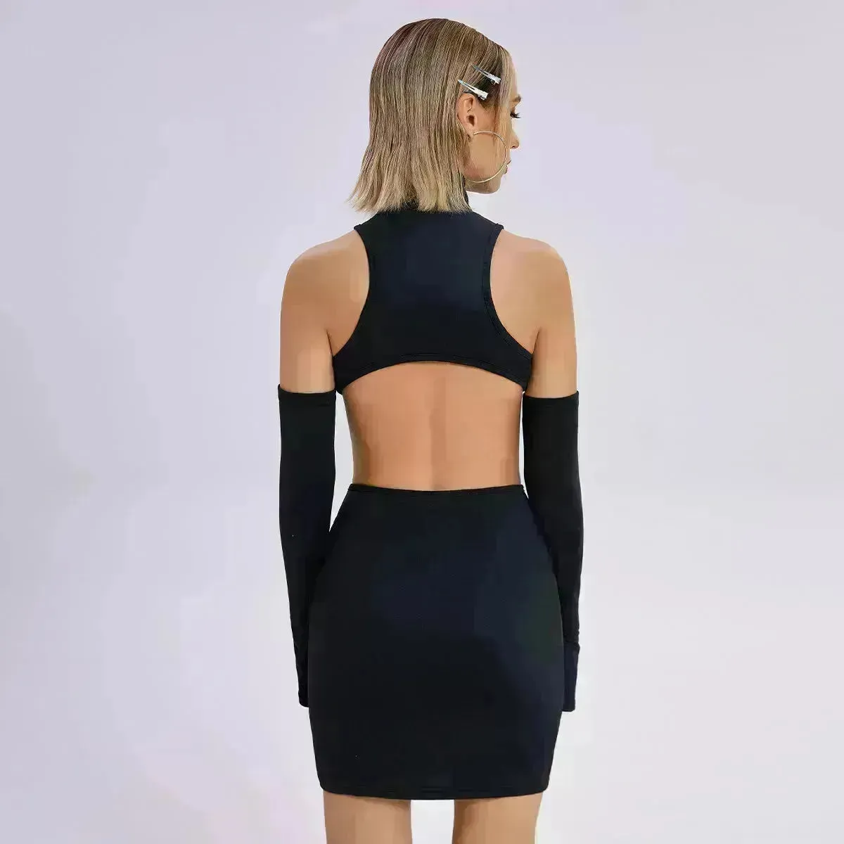 2024 Y2K Fashion Slim Bodycon Short Mini Dress Club Night party Dresses