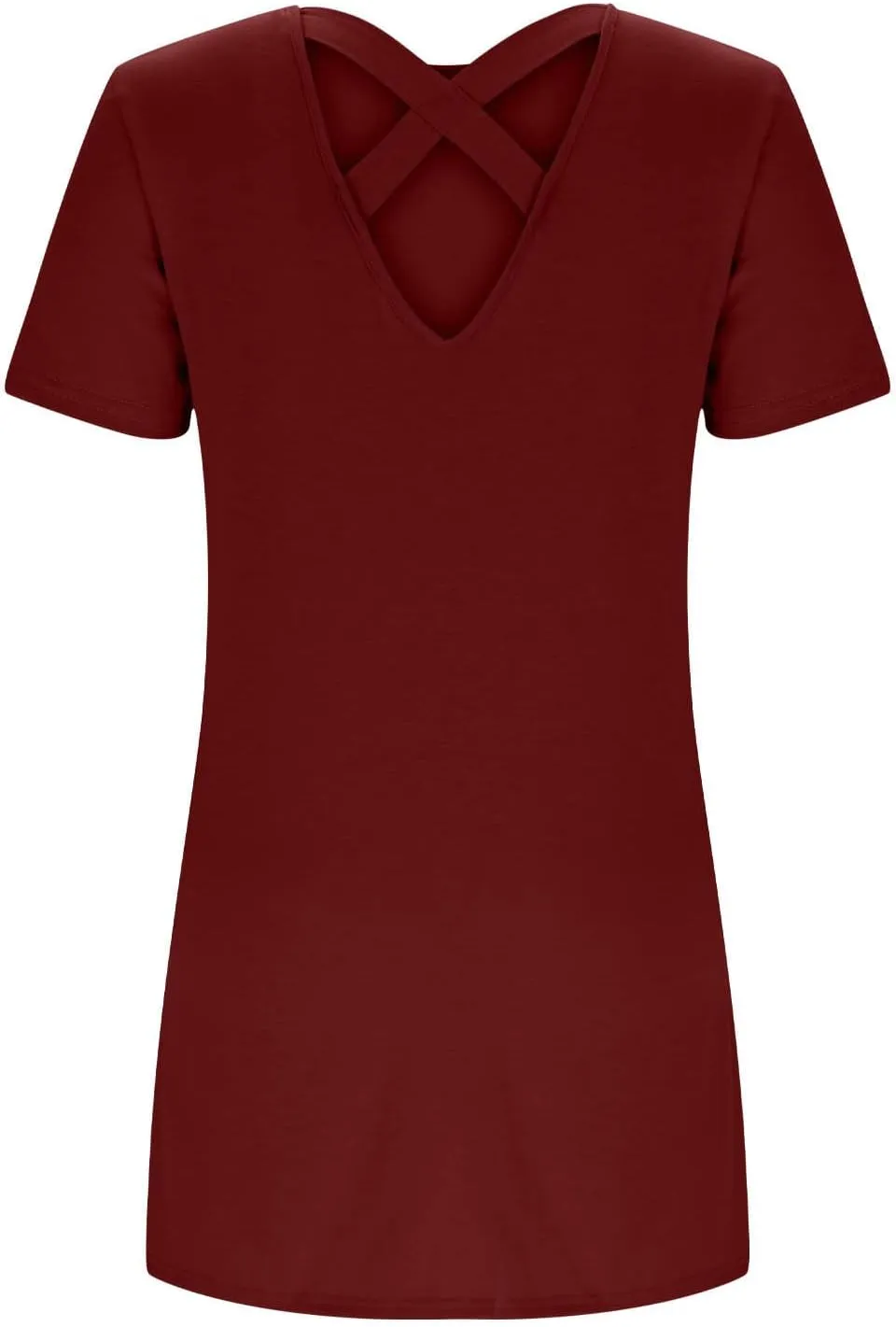 2025 Women Casual Striped Criss Cross Short Sleeve T Shirt Dress Summer Elegant Solid Mini Dresses Vacation Sundress