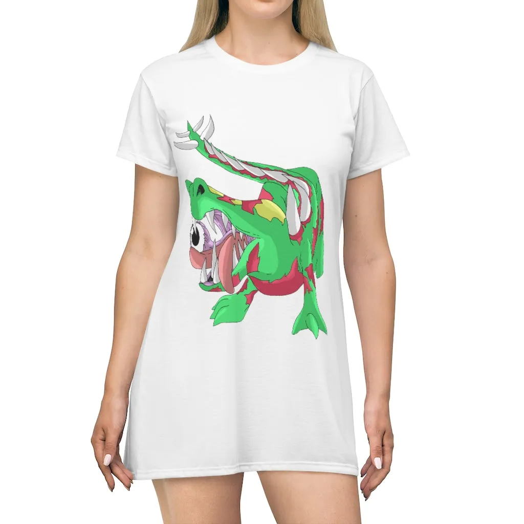 Crawnawsome All Over Print T-Shirt Dress