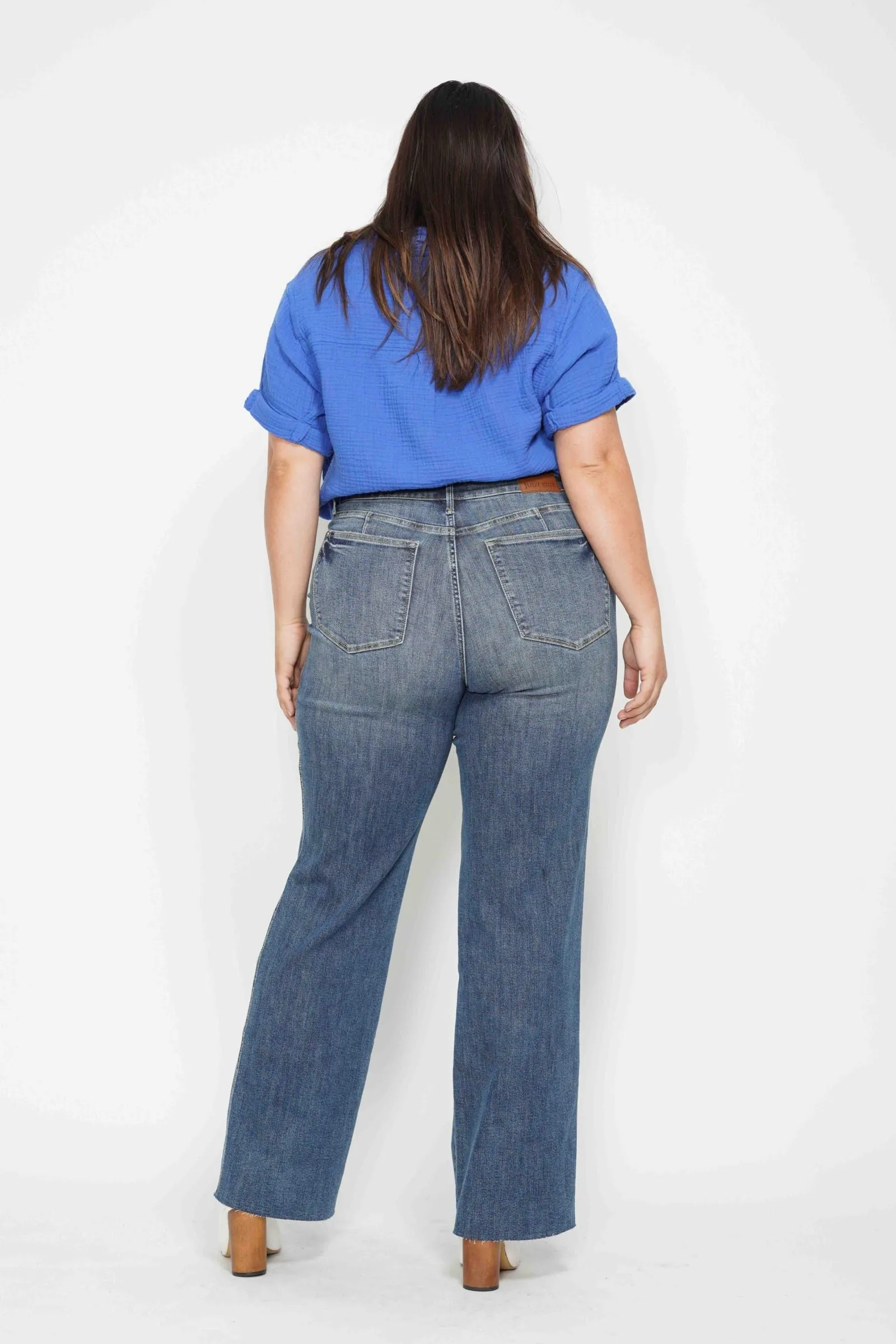 Judy Blue Mid Rise "Tummy Control" Vintage Straight Denim 88870