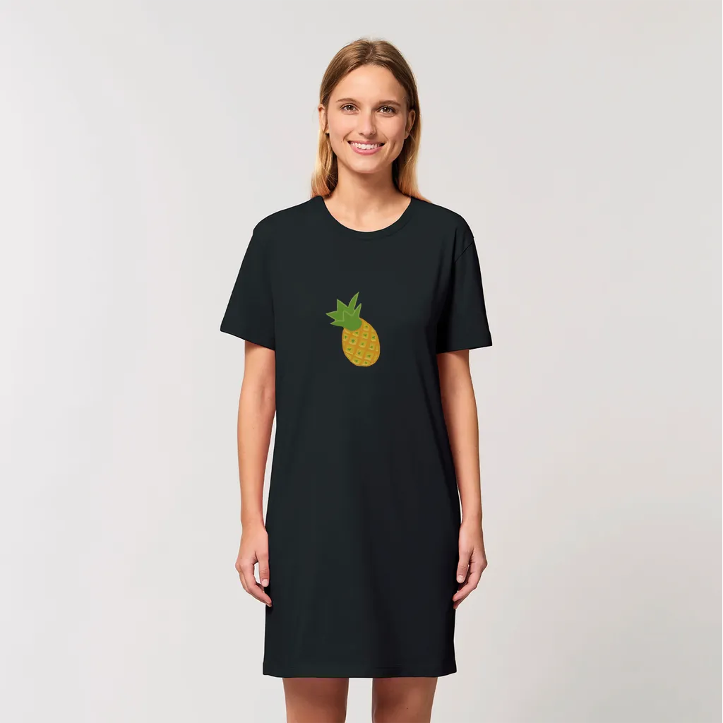 Pineapple Organic T-Shirt Dress