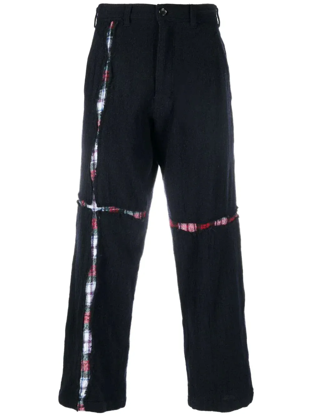 Wool Broad Cloth Tartan Pants